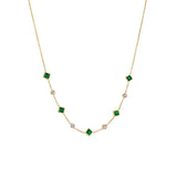 Gold Glenwyn Necklace by Amelisse