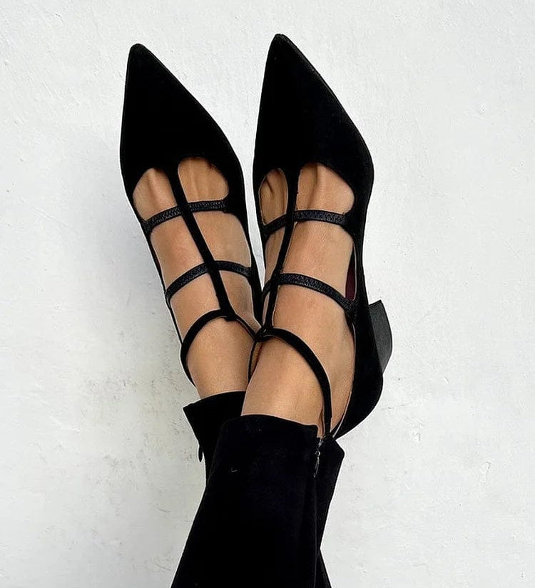 Aoibhe pointed-toe court shoes for women | Ellie Dublin