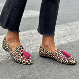 Rihanna - Animal Print Slip-On Loafers