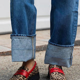 Roxie - Animal Print Loafers