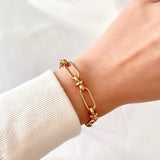 Marisa – Elegant Gold Bracelet with a Refined Double Design