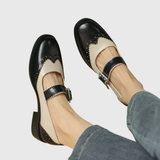 Marie | Classic Leather Mary Jane Shoes