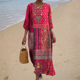 Iris - Long, fluid dress that is chic and comfortable