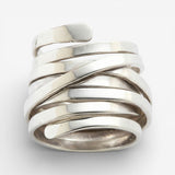 Bliss - Chunky Vintage Silver Band