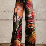 Laure | Comfortable Organic Print Trousers