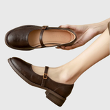 Manon | Timeless Leather Mary Janes for Ultimate Comfort