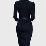 Camille | The Belted Power Maxi Dress