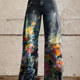 Monique | Complimentary Patterned Trousers