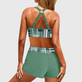 Clémence | High-Waisted Ruching Bikini Set
