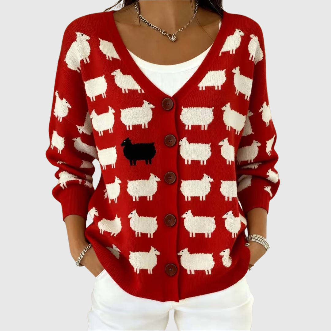 Kerry button-front knit cardigan for women | Ellie Dublin