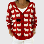 Kerry button-front knit cardigan for women | Ellie Dublin