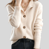 Stéphanie | Vintage-Inspired Cashmere Cardigan