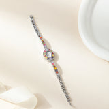 Klara® - Elegant Gold Watch Adorned with Vibrant Crystals