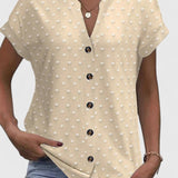 Élodie | Relaxed V-Neck Tee