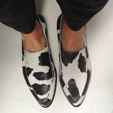Becca - Cow Pattern Footwear