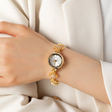 Mia® - Crystal-Embellished Gold Watch