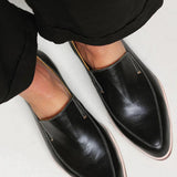 Thalia - Sleek Sculpted Minimalist Loafers