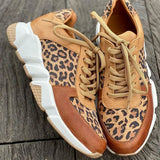 Lucie | Comfortable Leopard Trainers