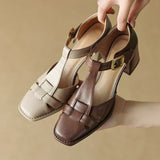 Éléonore | Square-Toe Sandals