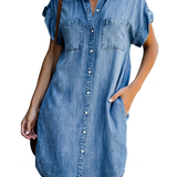 Suzanne | Button-Up Shirt Dress