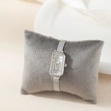 Elena® - Rectangular Dial Gold Watch