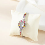 Klara® - Elegant Gold Watch Adorned with Vibrant Crystals