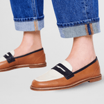 Fionnuala bright colour-block loafers for women | Ellie Dublin