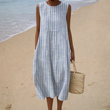 Rose - Comfortable Sleeveless Summer Dress