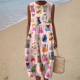 Océane - Comfortable Sleeveless Summer Dress