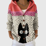 Bridie hooded knit cardigan for women | Ellie Dublin