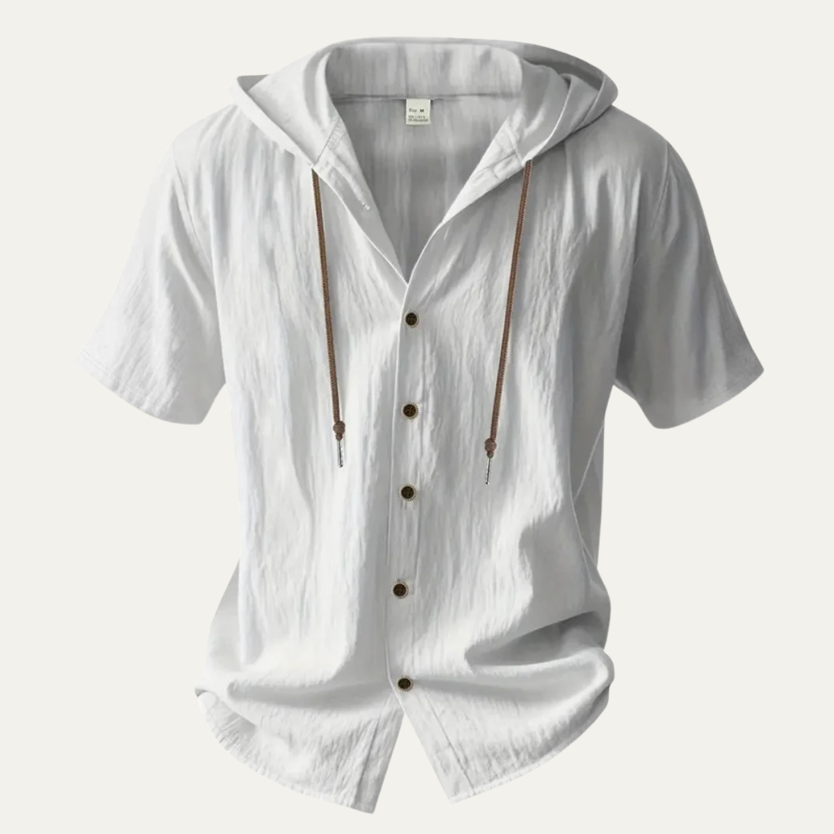 The Fairhaven Ridge Men’s Lightweight Hooded Cotton Linen Shirt