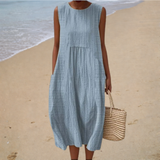 Enzo - Comfortable Sleeveless Summer Dress