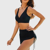 Maëlle | Tummy Control Bikini Set with Skirt