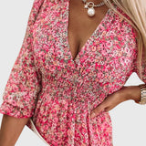 Christine | Floral Puff Sleeve Dress