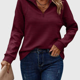 Christine | Stylish Half-Zip Sweater