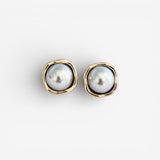 Chic Black Pearl Drop Earrings