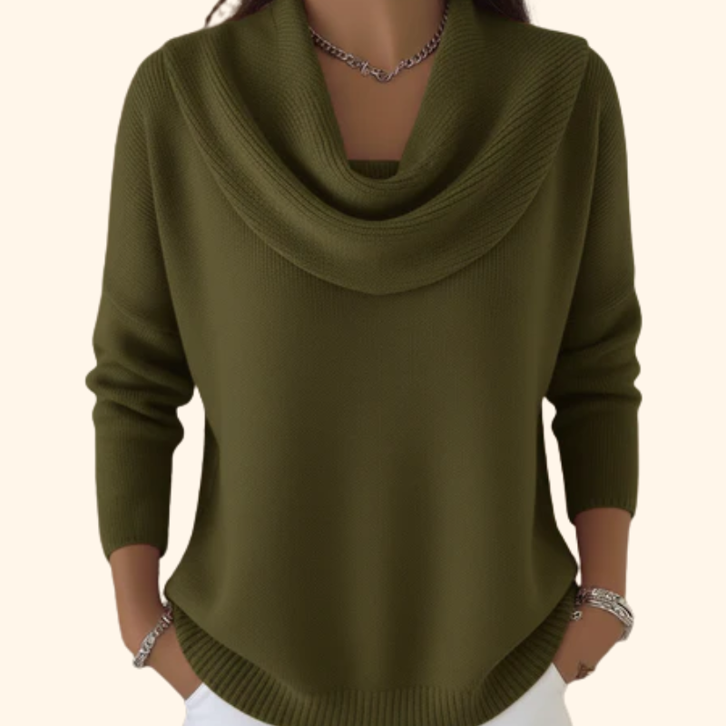 Juliette cowl neck jumper, fifth colourway | Ellie Dublin
