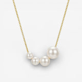 Freshwater Pearl Gold Necklace
