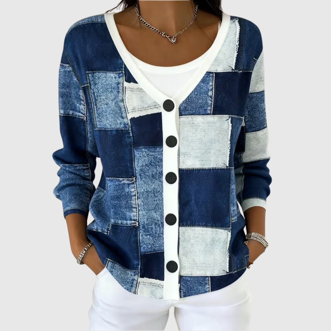 Maura button-front knit cardigan for women | Ellie Dublin