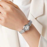 Iva® - Elegant Gold Watch with Woven Bracelet