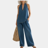 Adrienne | Vintage Denim Two-Piece Set