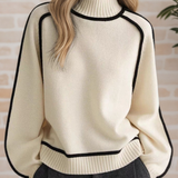 Women's Elegant High-Neck Sweater