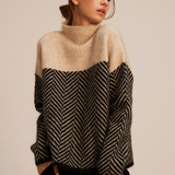 Norah | Cozy Cotton High Neck Sweater