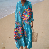 Eloise - Flattering Printed Summer Dress