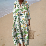 Valentine - Flattering Printed Summer Dress