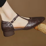 Inès | Kepa Leather Mary Jane Shoes