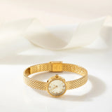 Iris® - Gold Timepiece with Braided Bracelet