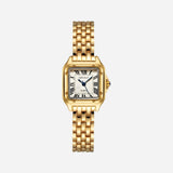 Petra® - Elegant Gold Watch Featuring Roman Numerals