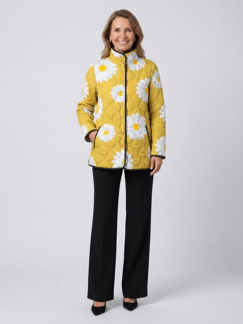 Sheila daisy quilted jacket for women | Ellie Dublin