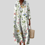 Doriane - Flattering Printed Summer Dress
